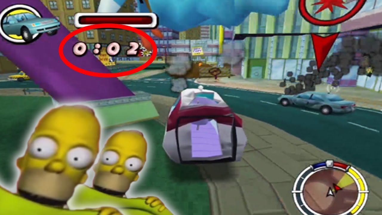 ULTRA HARD MODE in Simpsons Hit & Run!?
