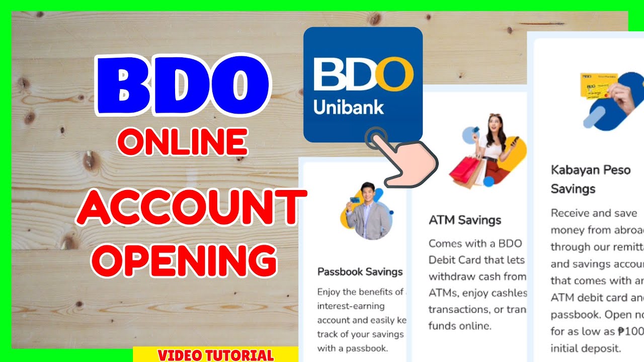 Открытие счёта в BDO Online: откройте банковский счёт BDO только онлайн! | Регистрация в BDO