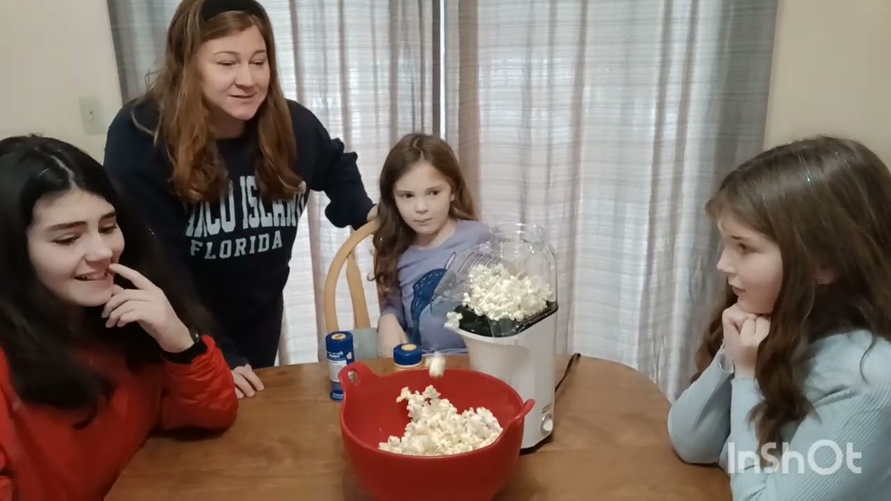 Homemade Popcorn 🍿#kidscooking #chaos #familycontent