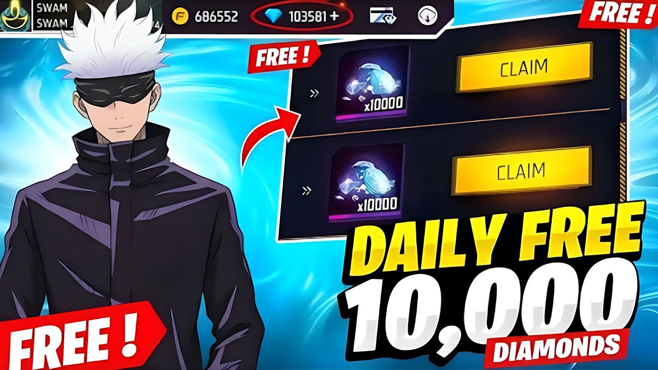 😍💎How to get 10000 Diamonds in Free Fire🔥 2026 Latest Trick 100% Working 
