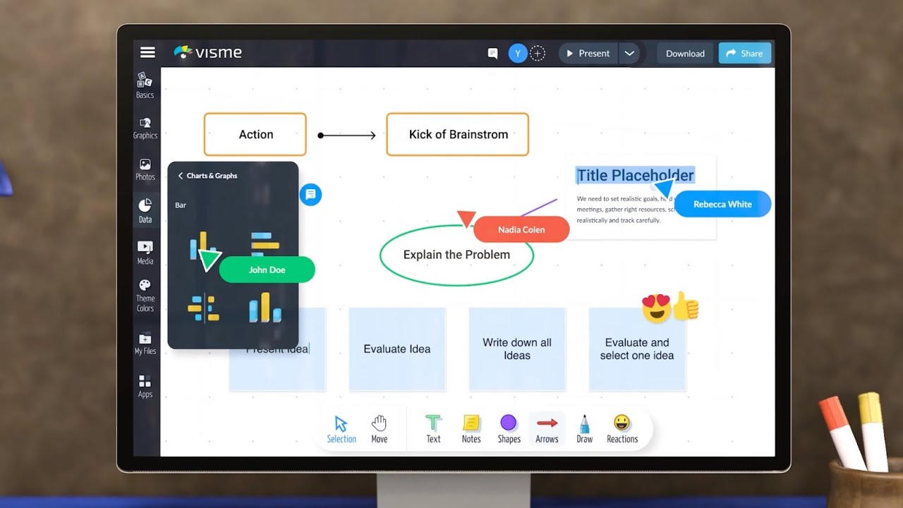 Online Whiteboard Tool - Bring Big Ideas to Life and Brainstorm in Style!