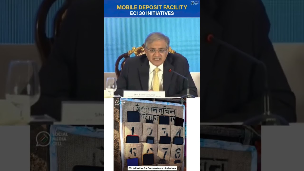 Mobile Deposit facility for a convenient voting experience - One of ECI's key Initiatives
