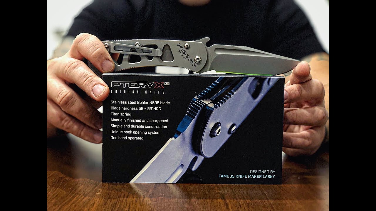 PTERYX L2  unboxing a predstavenie noža
