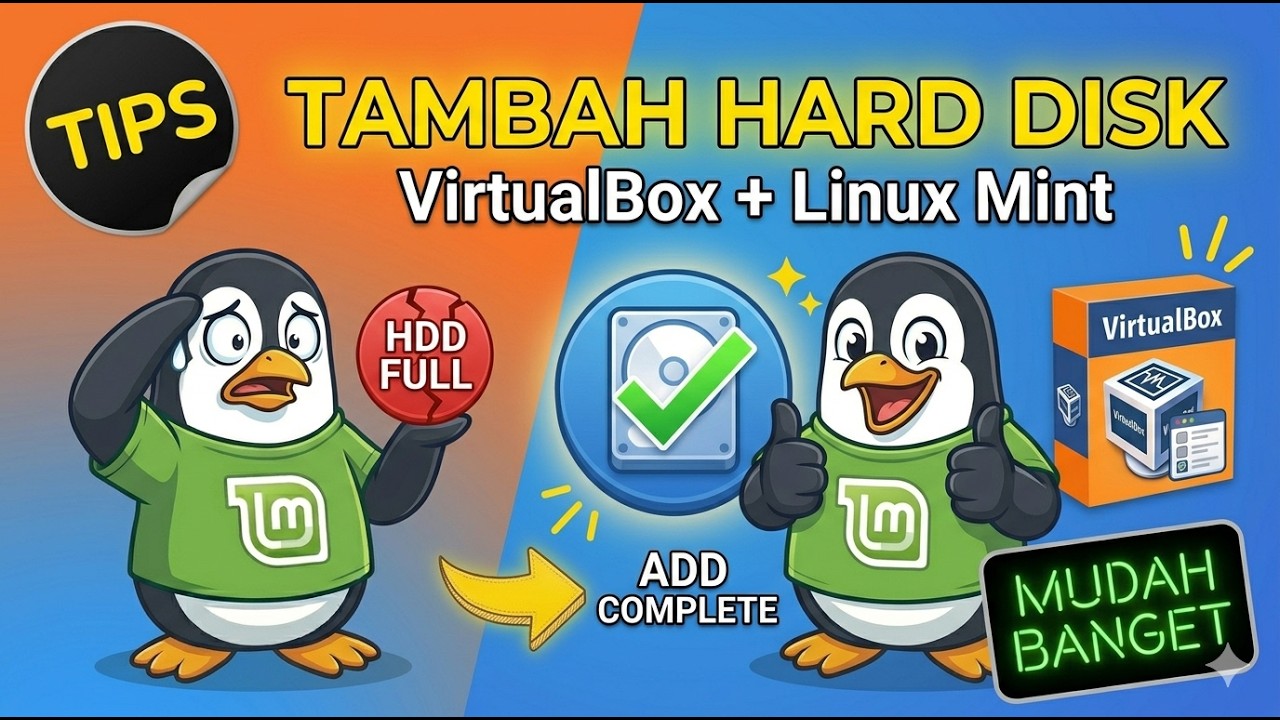 Quick Tips for Adding Virtual Hard Disks in VirtualBox and Linux Mint.