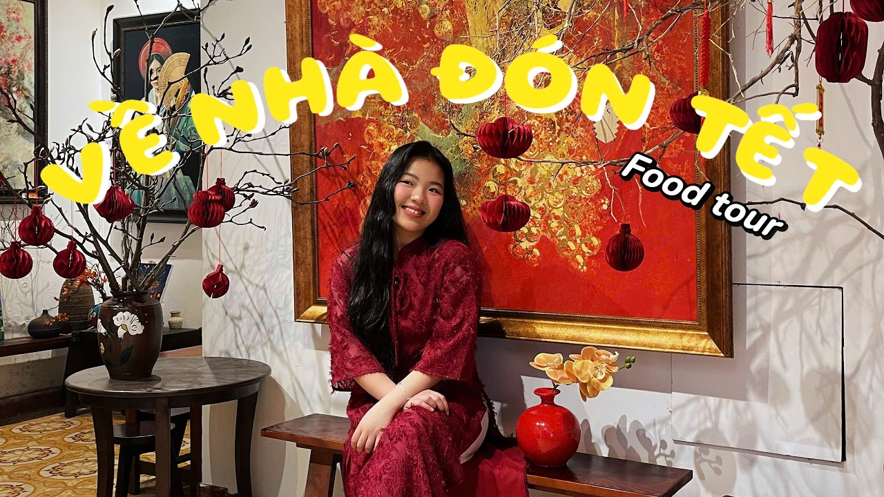 Về nhà đón tết sau 1 năm xa nhà | Food tour, đám cưới miền quê, du xuân Hà Nội.