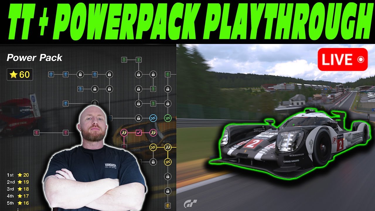 LIVE: GT7 Spa Time Trial + Power Pack DLC Playthrough! | Gran Turismo 7