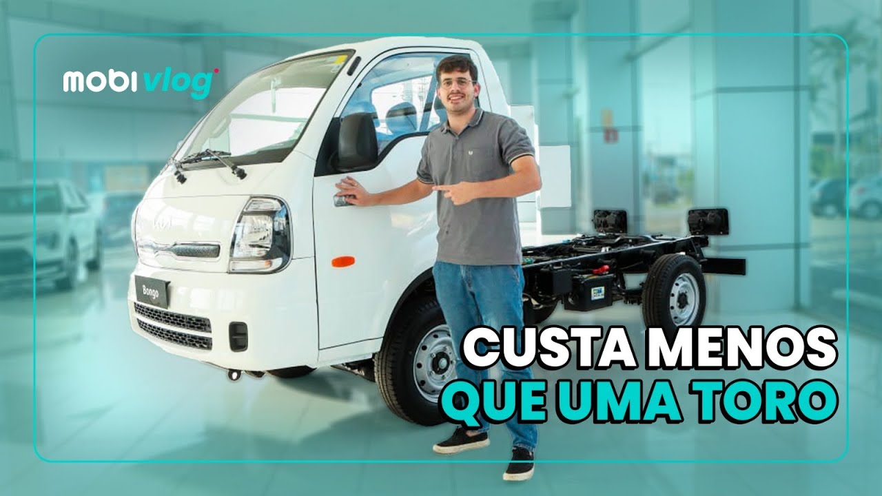 KIA BONGO 4x4 leva o DOBRO de carga de uma PICAPE MÉDIA