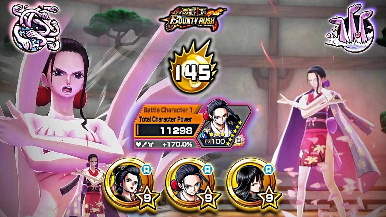 Onigashima Robin with [Triple Robin Medal Set] Showcase | One Piece Bounty Rush