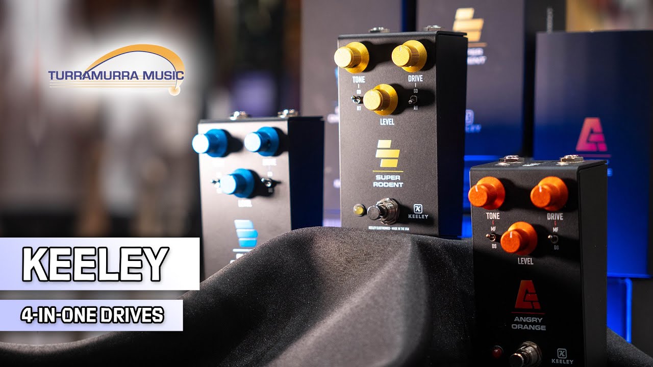 Keeley 4-In-1 Overdrive/Distortion - First Look at Turra Music