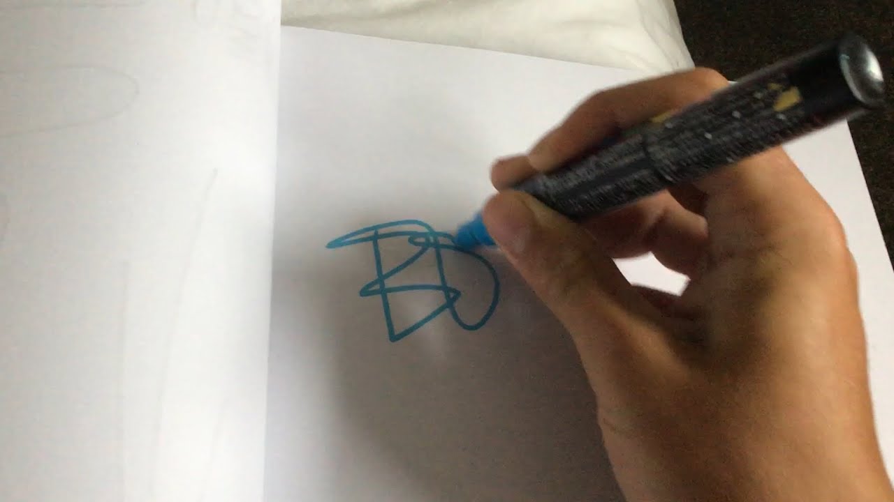Graffiti Tagging with Blue Posca Marker 🔵😄👍👍 #graffiti #streetart