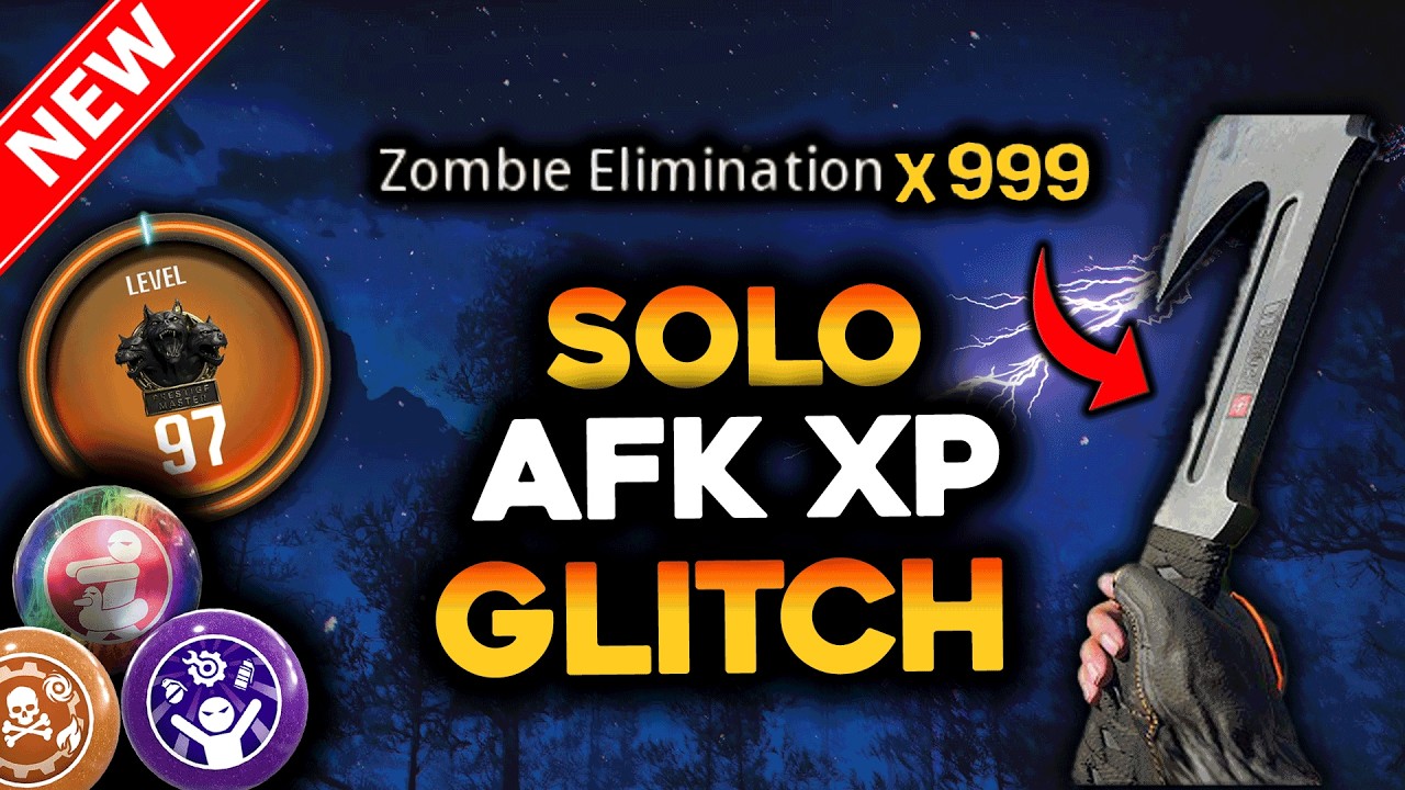 ✅ *NEW* SOLO AFK UNLIMITED XP GLITCH BO6✅ - ROUND 999, XP, GOBBLEGUMS - BO6 ZOMBIES GLITCHES