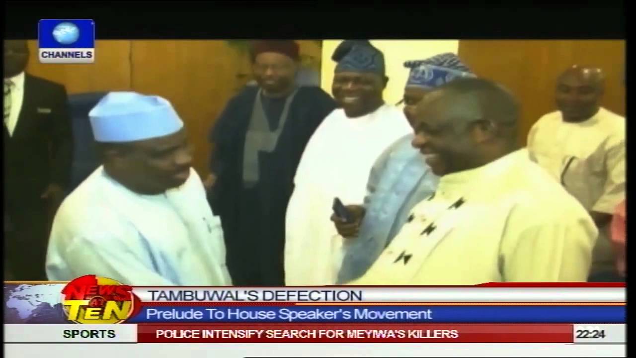 House Speaker Tambuwal Announces Defection To APC