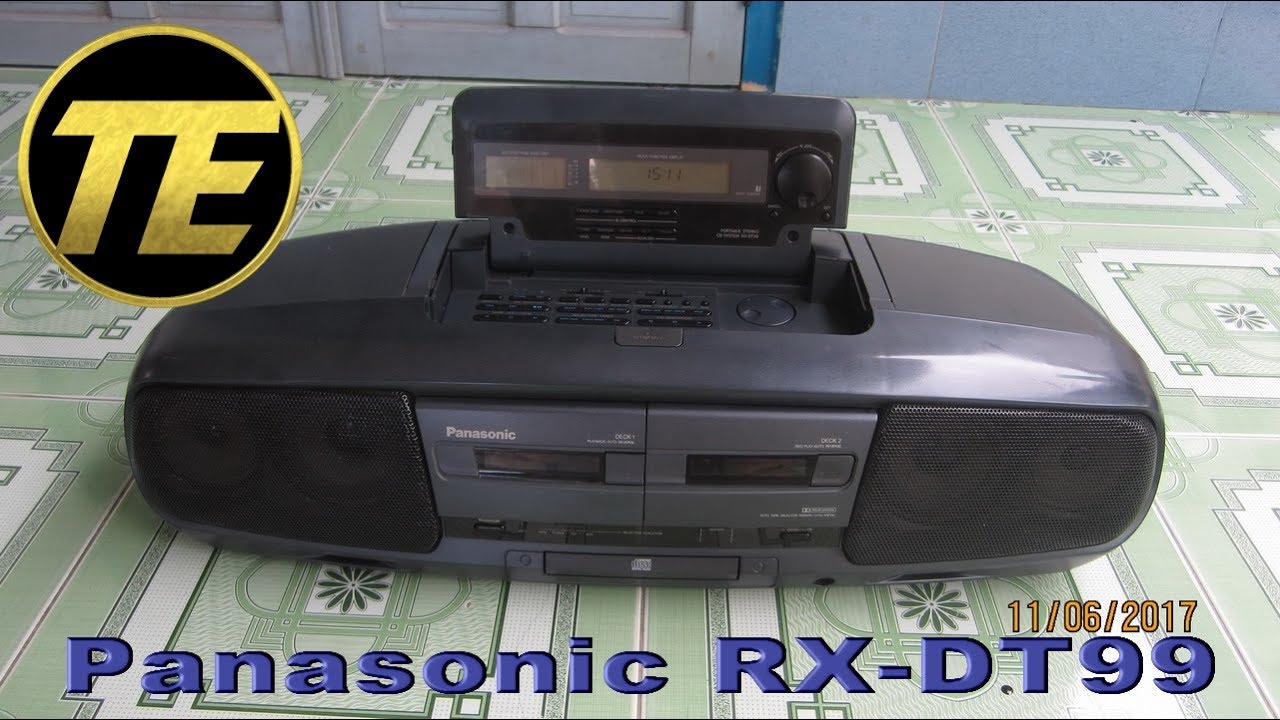 Cassette - How to Disassemble Panasonic Portable stereo CD system RX-DT99