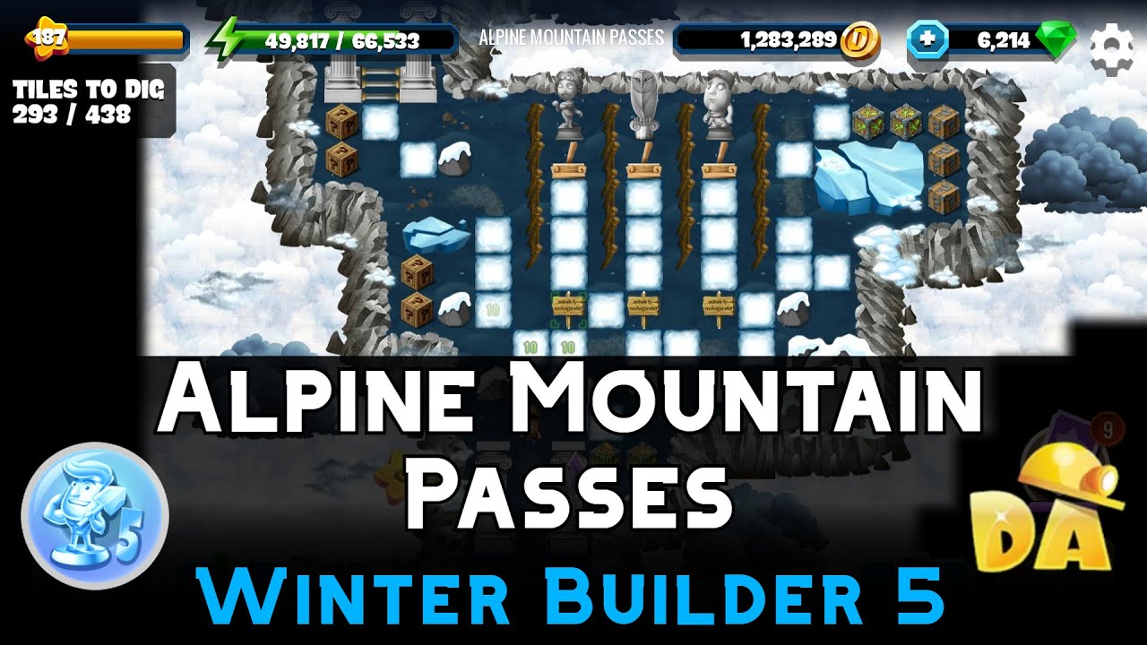 Alpine Mountain Passes | Winter Builder 5 | Diggy's Adventure