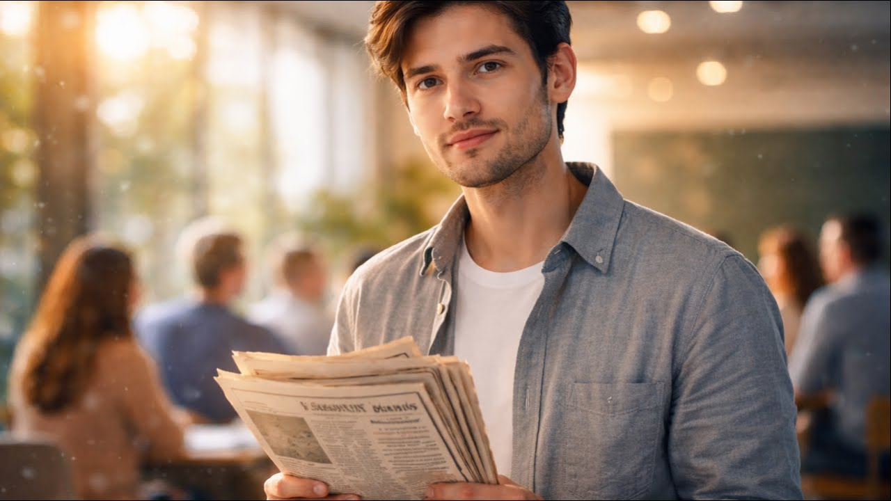 Poor Boy Learned English from Old Newspapers—Years Later, His Words Inspired Hundreds of Students…