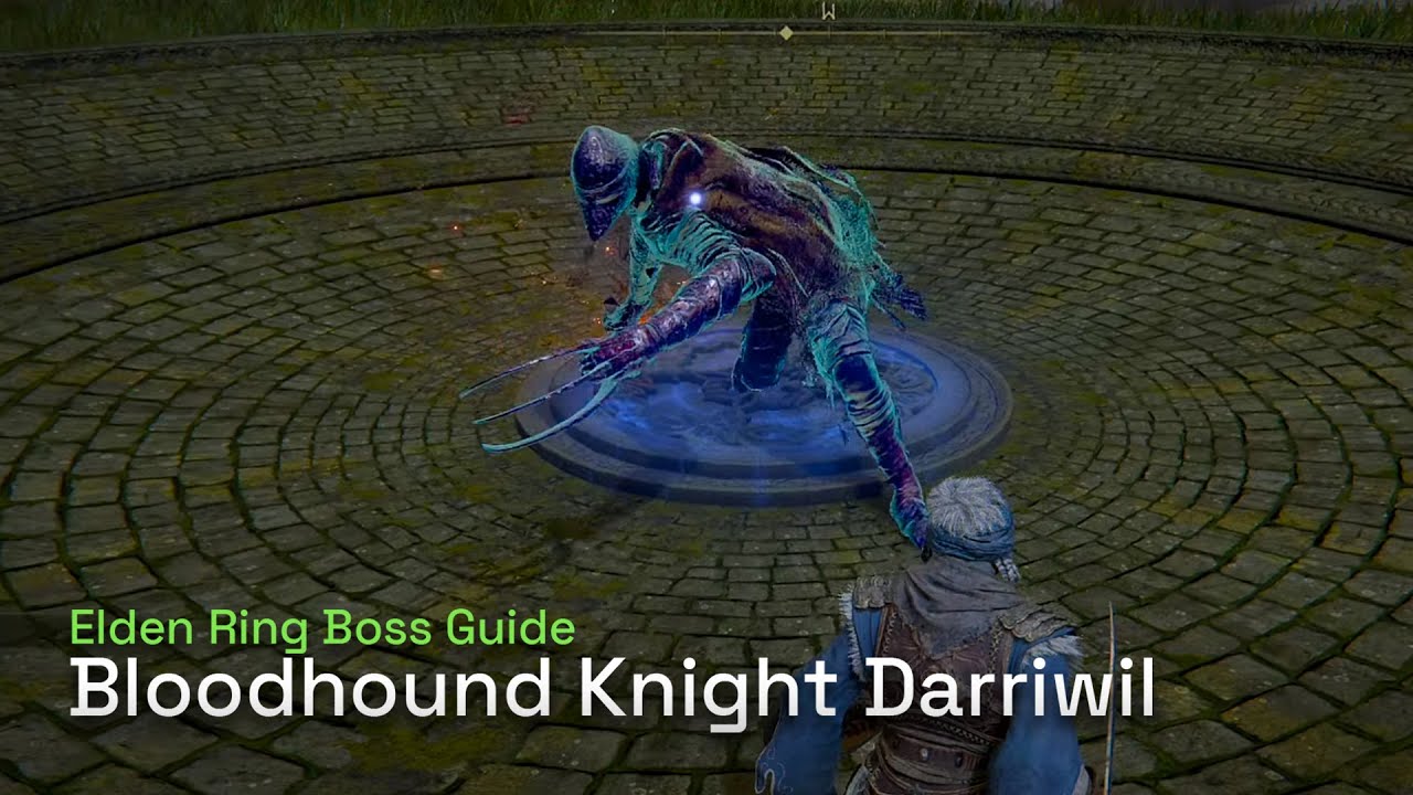 How To Defeat Bloodhound Knight Darriwil (Bloodhound's Fang Location) - Elden Ring Gameplay Guide
