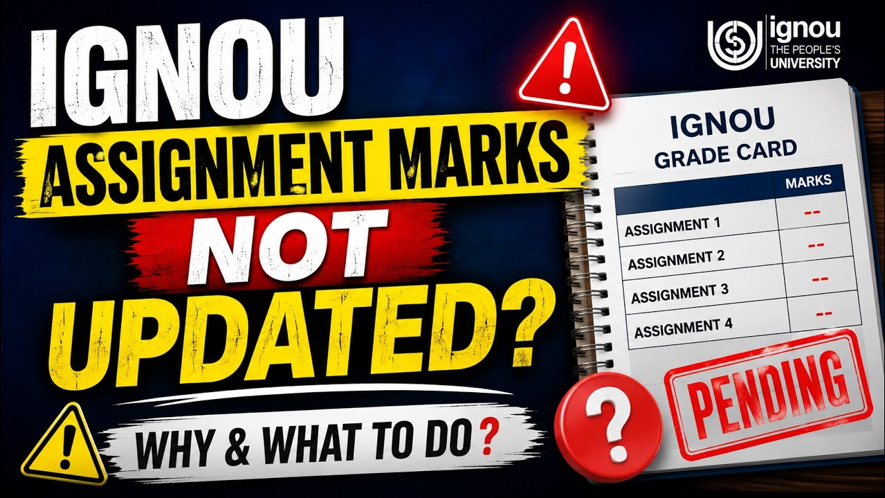 IGNOU June 2026 Assignment Status Not Found | IGNOU Project & Practical Result & Marks Update 2026