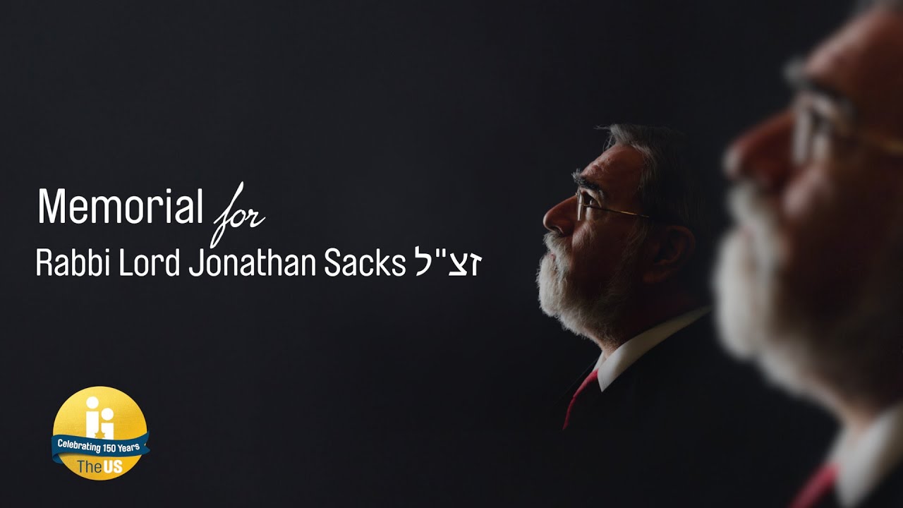 Memorial for Rabbi Lord Jonathan Sacks zt”l