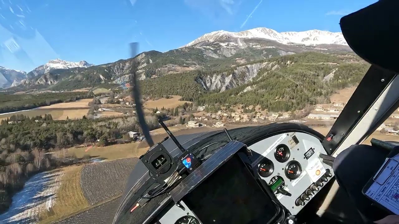 Arrivée et circuit sur Barcelonnette .