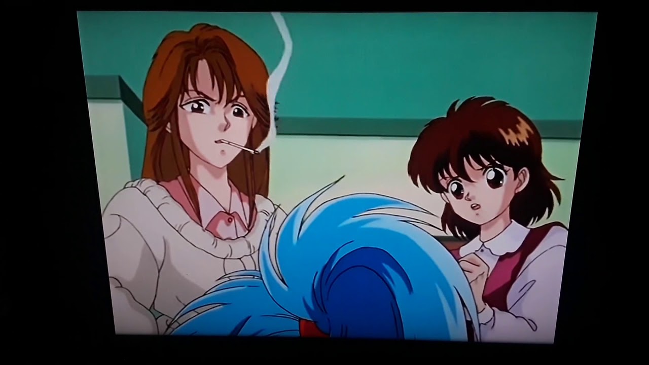 Botan tells Keiko and Shizuru where Yusuke and Kuwabara are