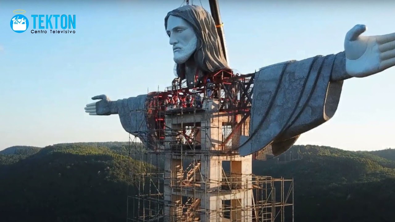 Brasil construye una imagen de Jesús más grande que el Cristo Redentor: El Cristo Redentor