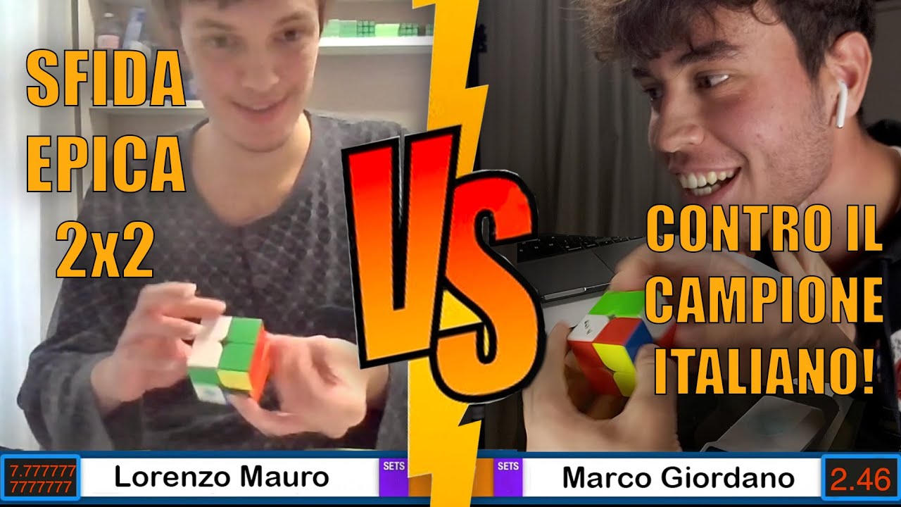 SFIDA EPICA DI 2x2 CONTRO IL CAMPIONE ITALIANO!!! Sfida head to head con Lorenzo Mauro