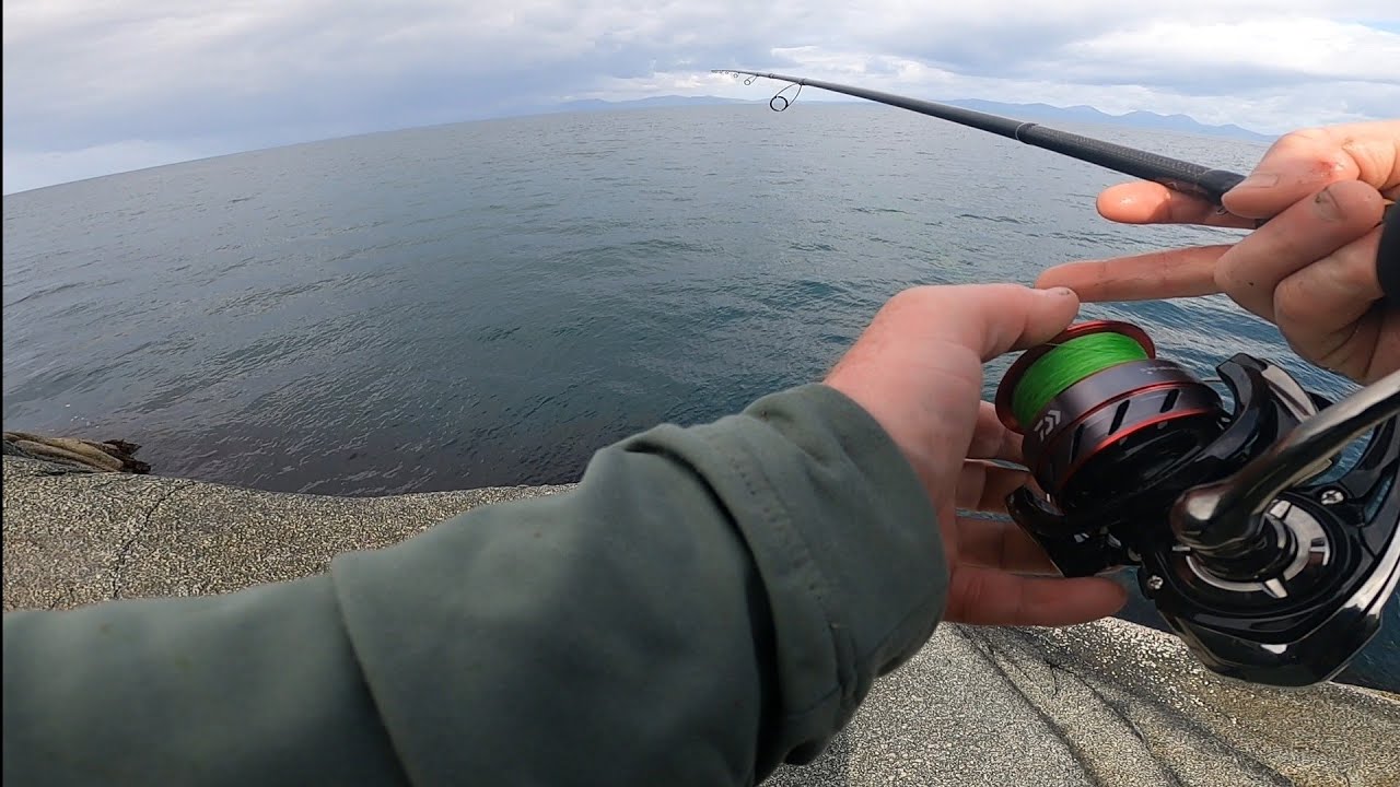 Lure fishing on a remote Scottish Island