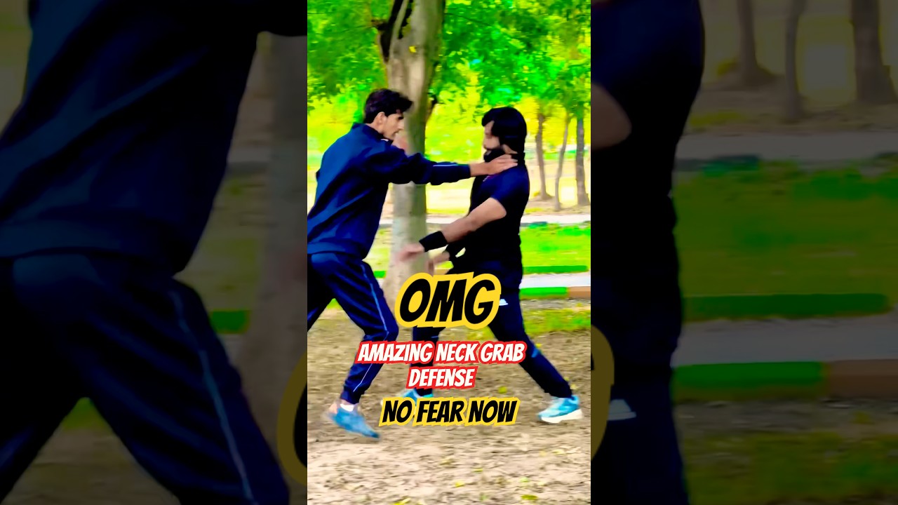 Powerful Self Defense Of Neck Grab 