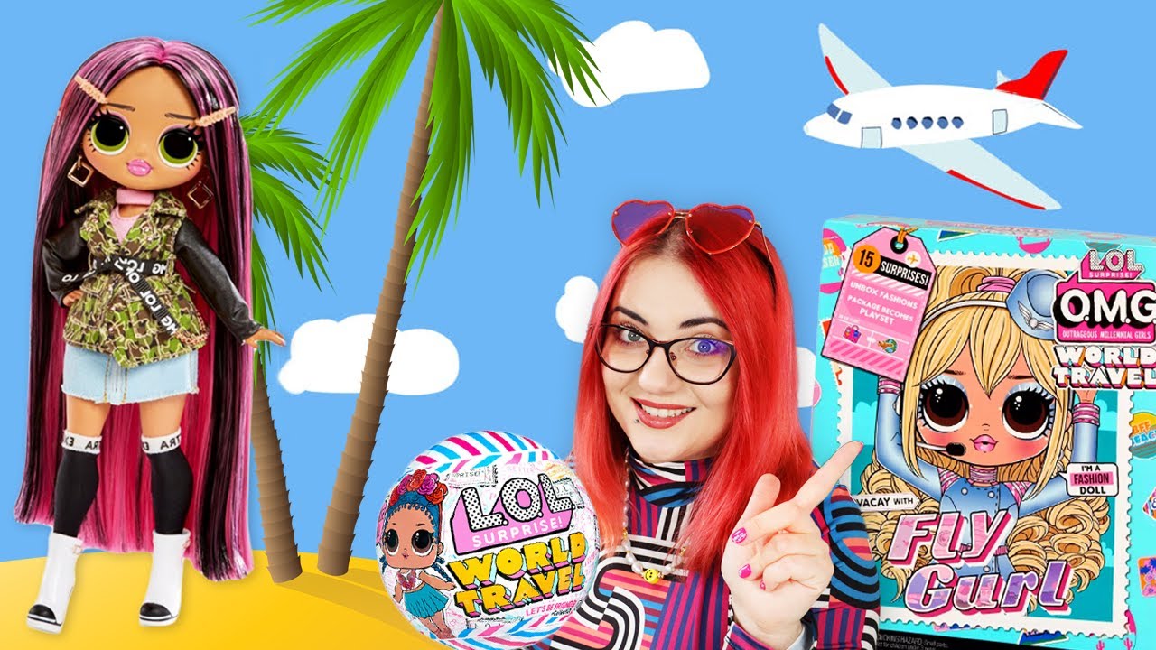 LALKA STEWARDESSA ✈️ LOL Surprise OMG World Travel 🏝️