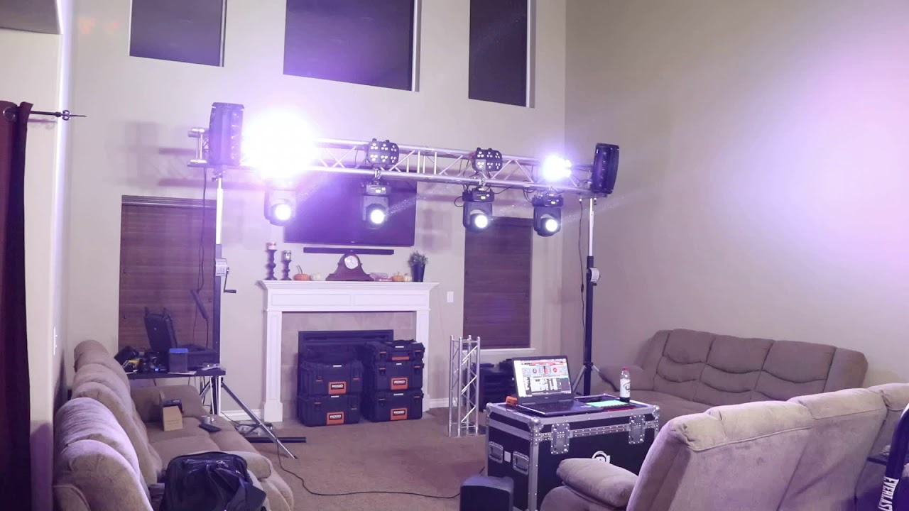 Virtual DJ action cue points linked to Sunlite Suite 2