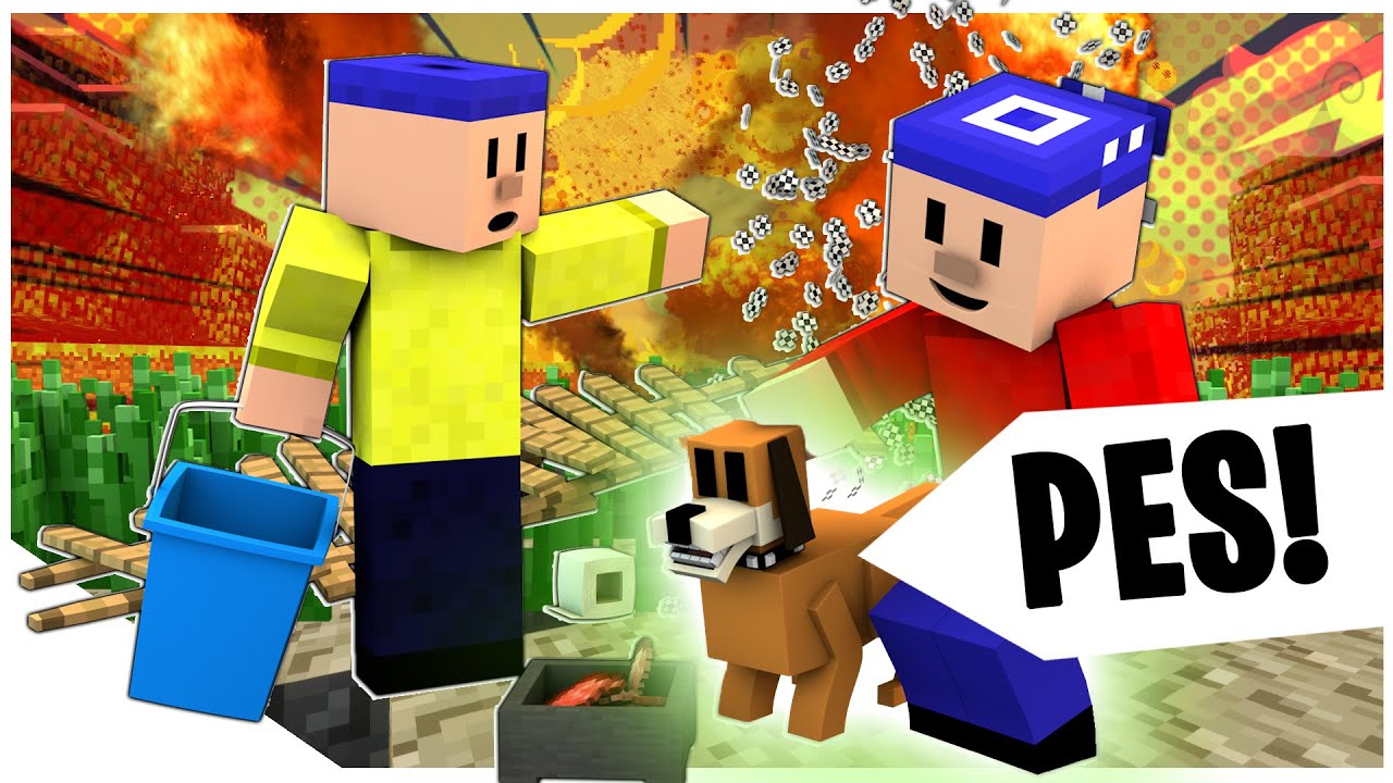 PAT A MAT PARODIE v MINECRAFTU | PES