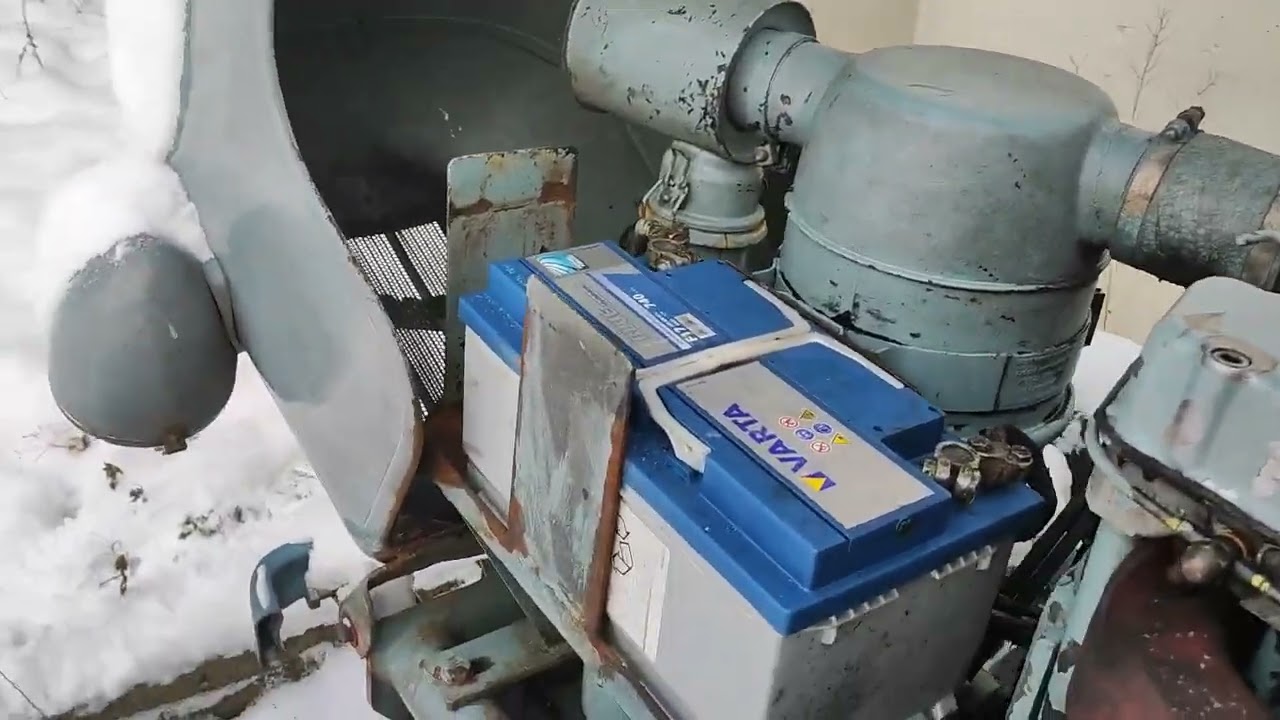 Eicher Königstiger Kaltstart bei Frost