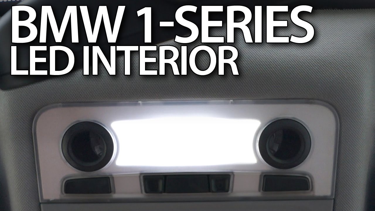 BMW 1-Series LED interior lights (E81 E82 E87 E88 tuning)