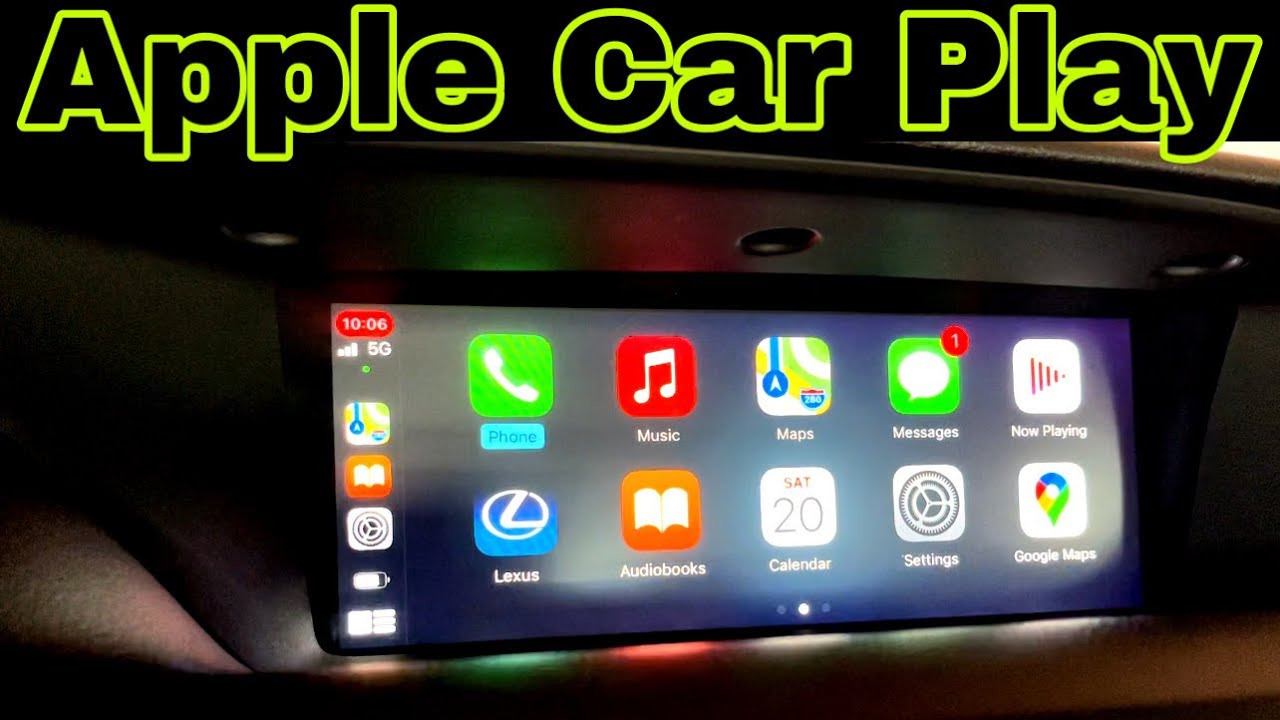 Lexus GSF Apple Car Play In-depth Review