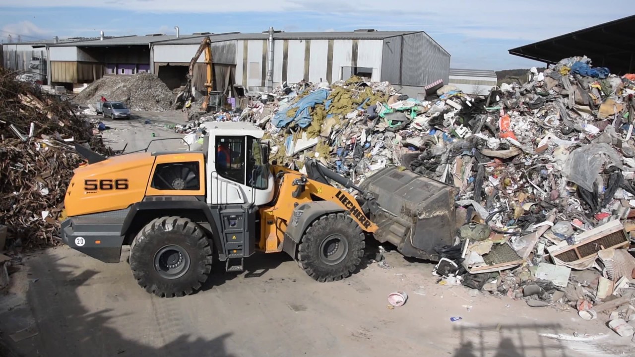Liebherr - Liebherr-Radlader L 566 XPower beim Recycling-Einsatz