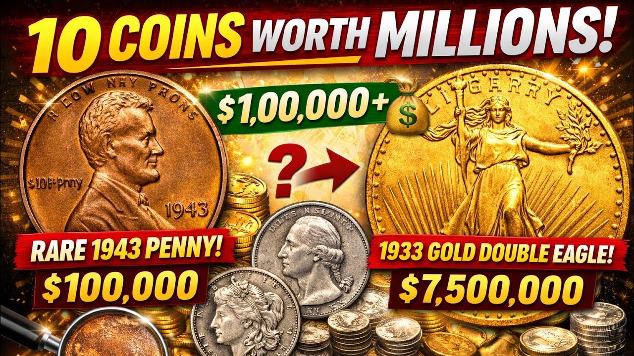 10 Coins You Should NEVER Spend 💰 Some Are Worth MILLIONS!