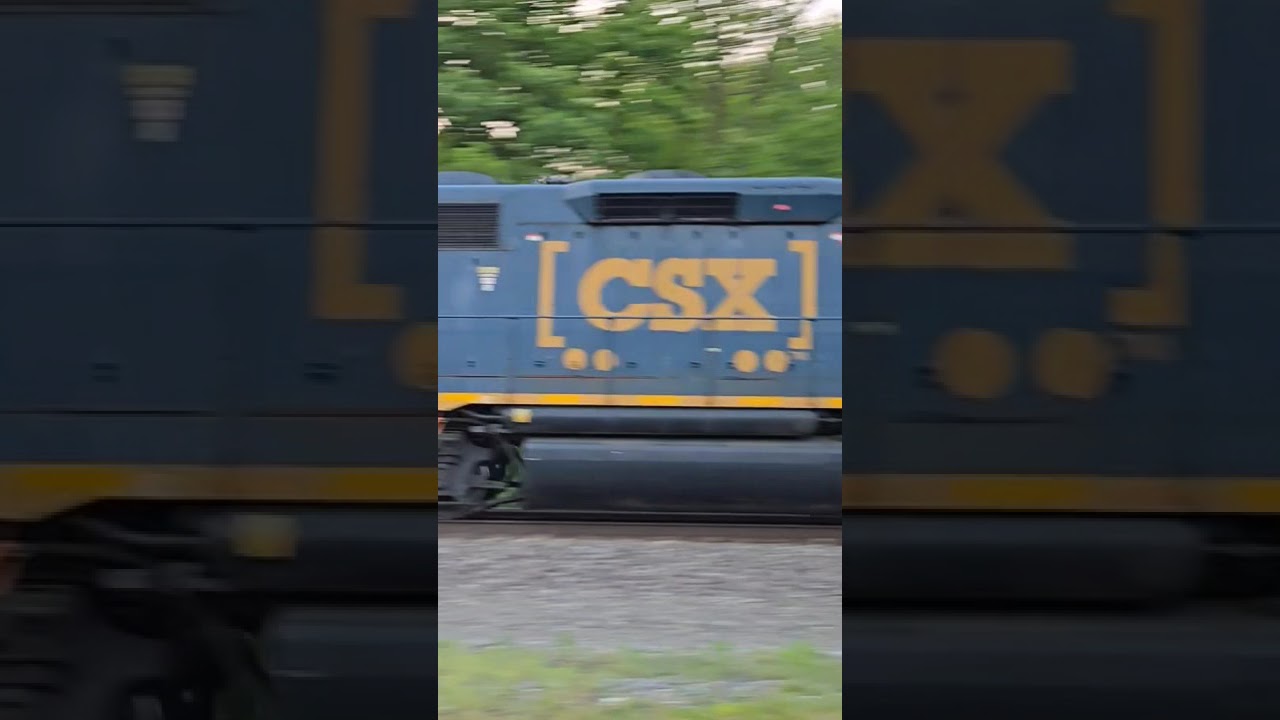 60MPH CSX Local L355 - GP38-3 