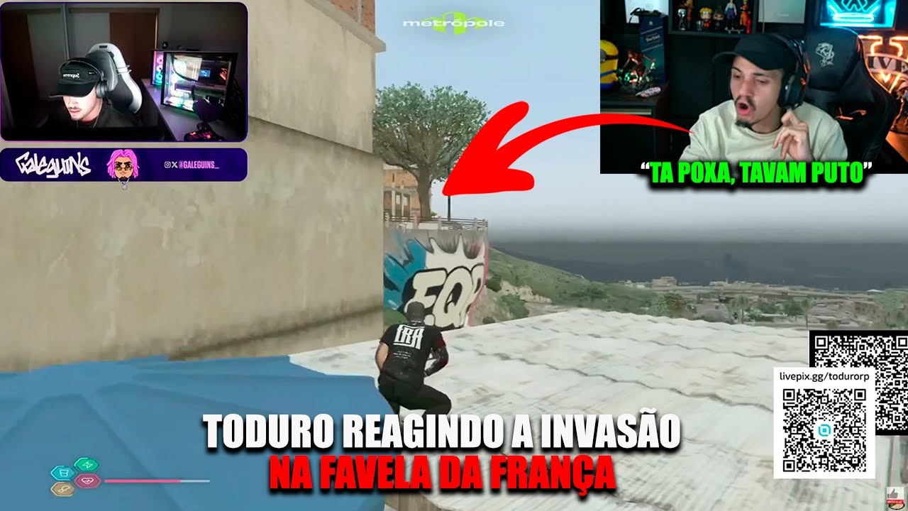 TODURO REAGINDO A INVASÃO NA FAVELA DA FRANÇA!
