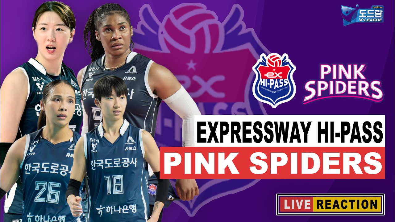 🔴LIVE VOLI KOREA EXPRESSWAY HI-PASS VS PINK SPIDERS - ROUND 3