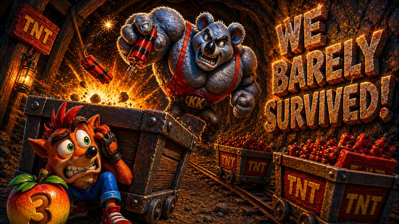 We Fought a Bodybuilder Koala | Crash Bandicoot N. Sane Trilogy