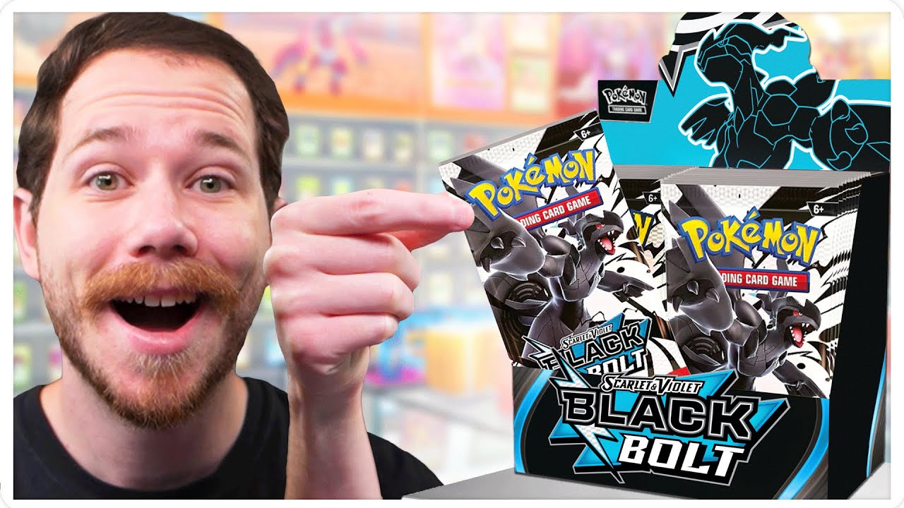 Я открыл коробку с бустерами Pokemon Black Bolt!