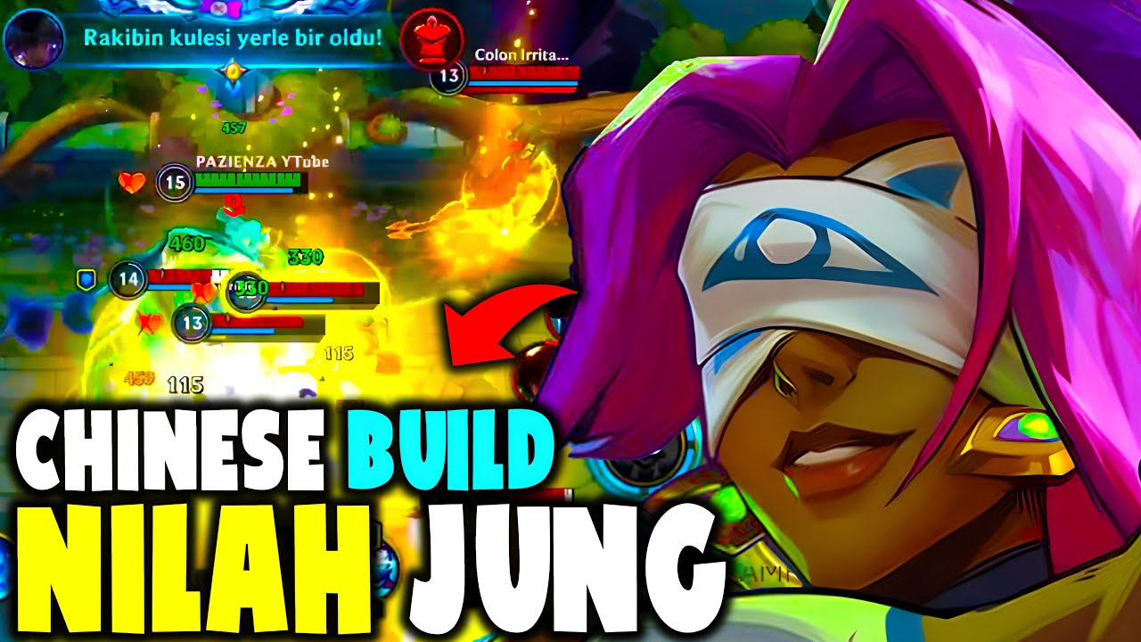 FULL KRİTİK BUILD NILAH JUNGLE TANKLARA TEK ATIYOR! | Wild Rift Nilah