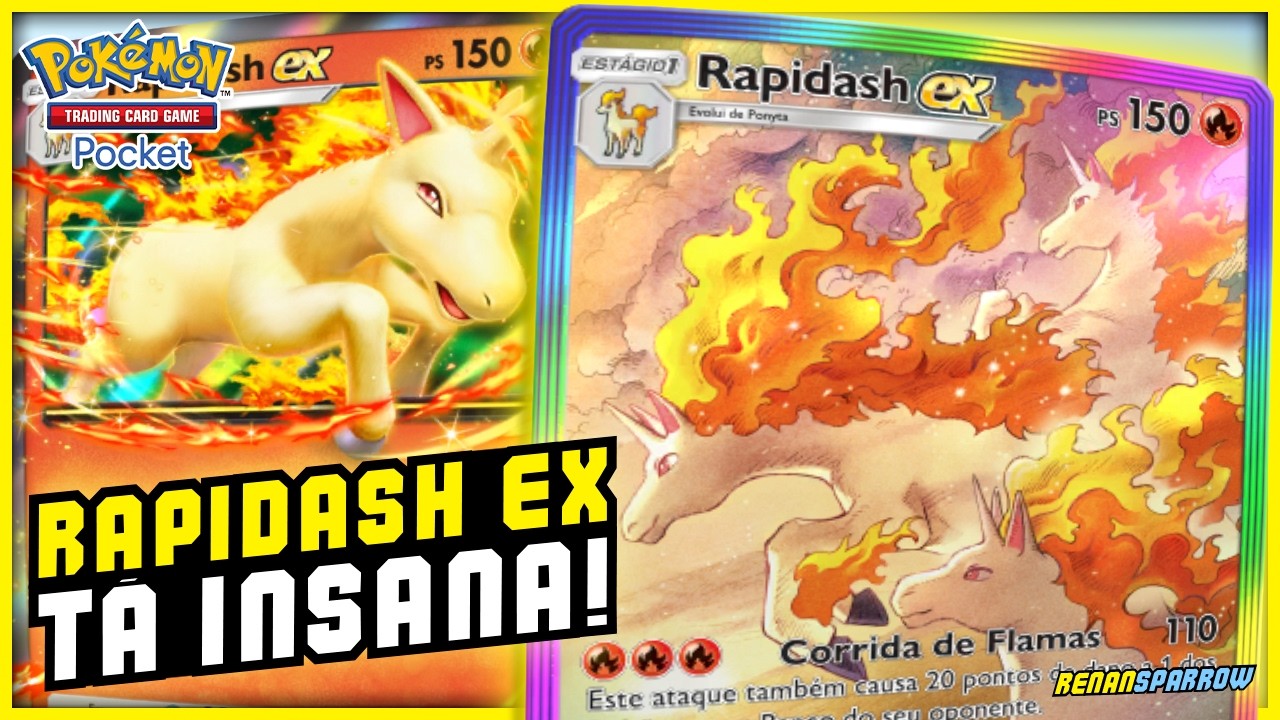DECK RAPIDASH EX VENCEU ATÉ CANSAR! 🔥 || Pokémon TCG Pocket #364