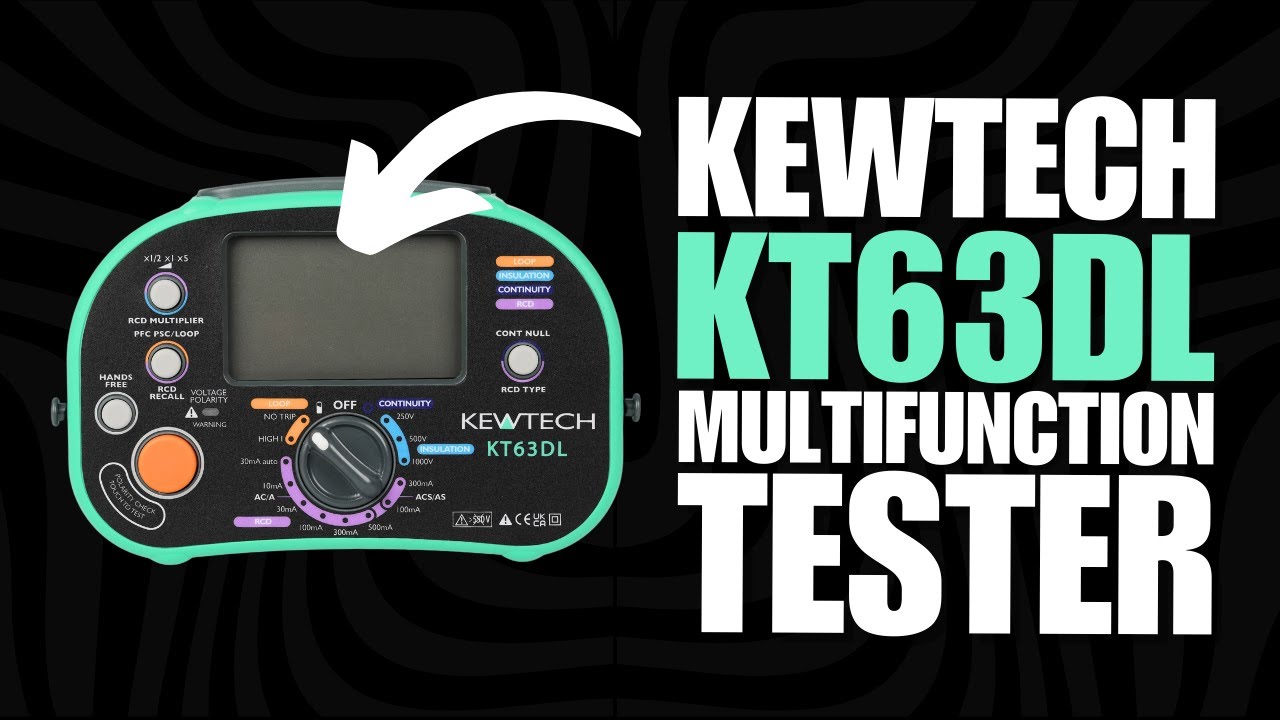 Kewtech KT63DL Budget Multifunction Tester That's SHOCKINGLY Good!