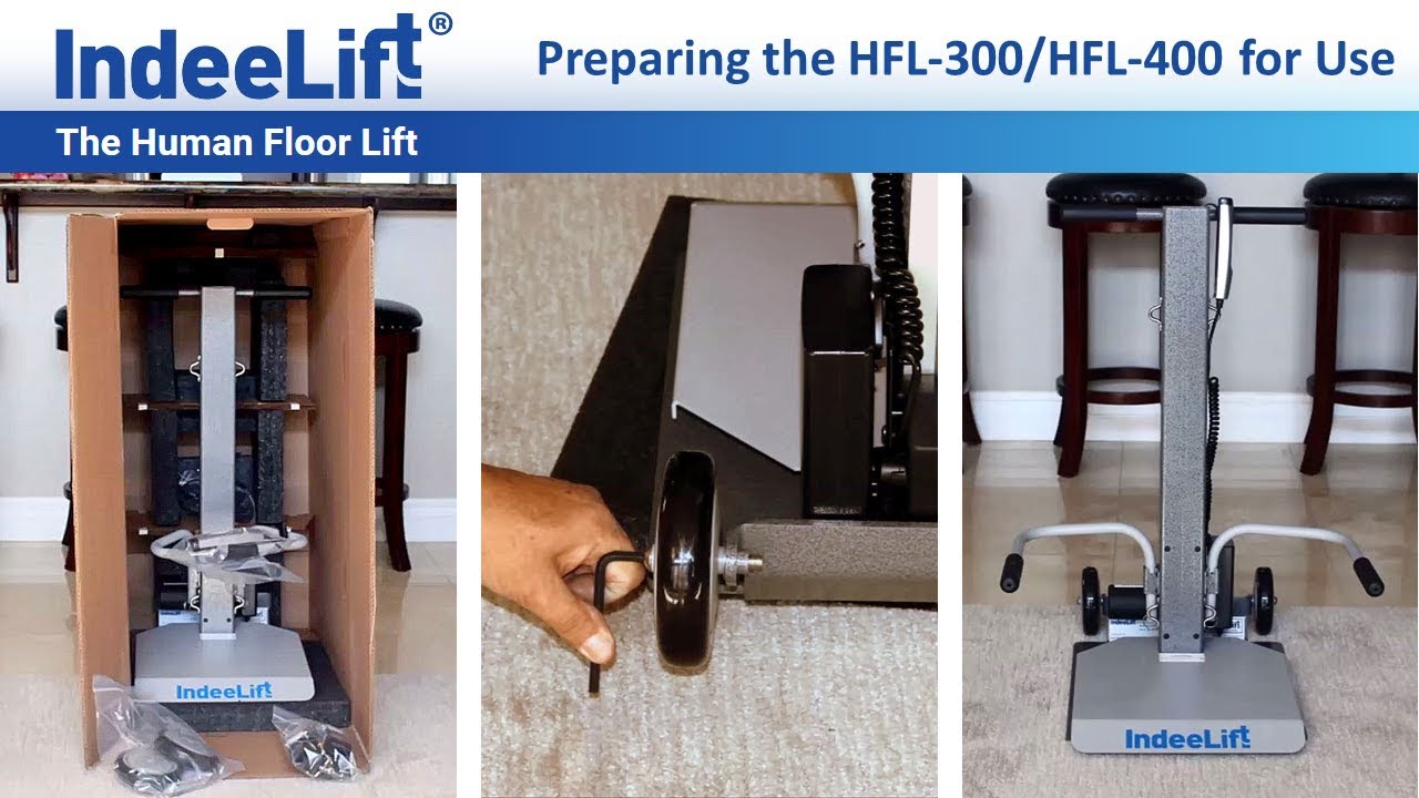IndeeLift HFL 300/400 Preparing the HFL for Use