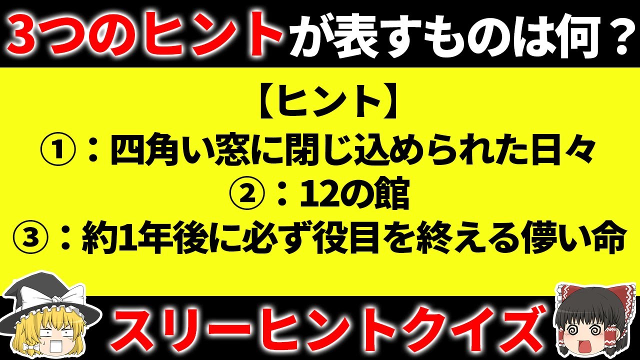 【私は誰でしょう？】あなたの連想力が試される面白スリーヒントクイズ【第2弾】
