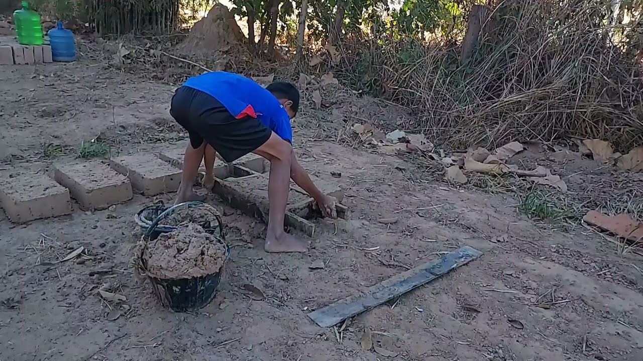 How to make adobe brick.