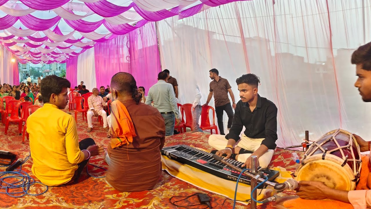Ghar me padharo gajanand...... Live program #song #music #program 