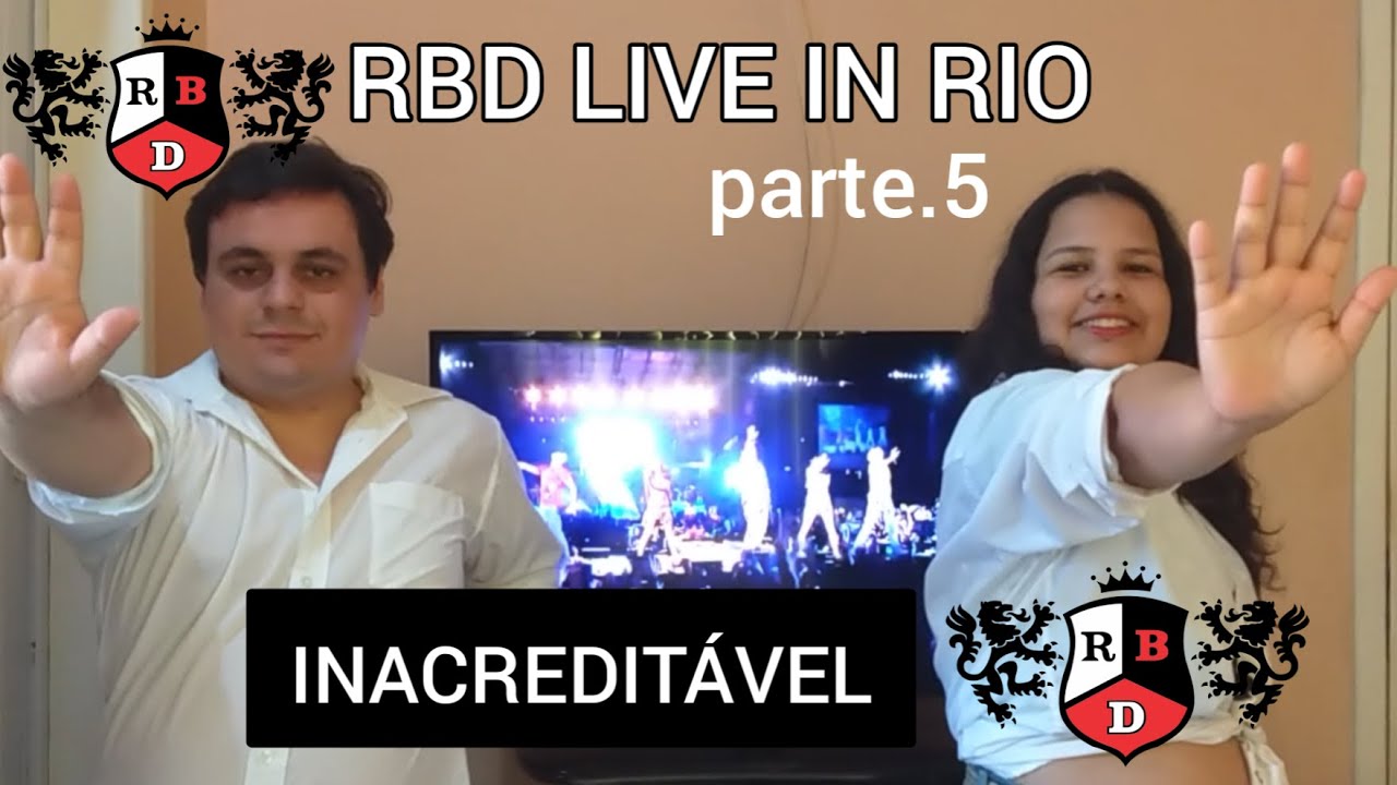 ADOLECENTE REAGINDO A RBD ( LIVE IN RIO ) parte 5. que hay detrás / trás de mi / aun hay algo..