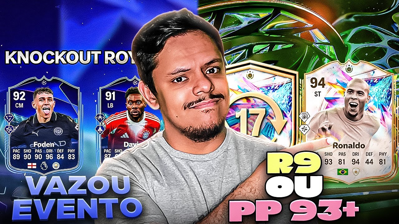 FC 26 l 🔥 VAZOU EVENTO CHAMPIONS LEAGUE e R9 OU PP ICON 93+ l DantheBNN l